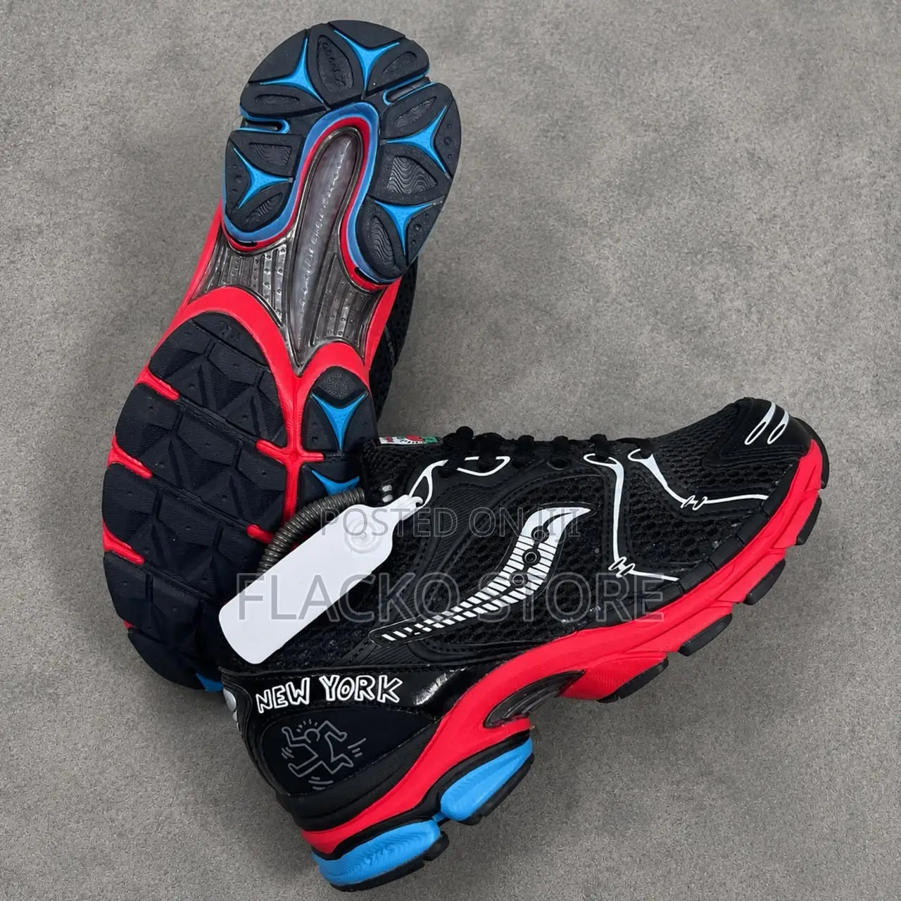 Original Keith Haring X Saucony Nyc Progrid Triumph 4 Sneakers