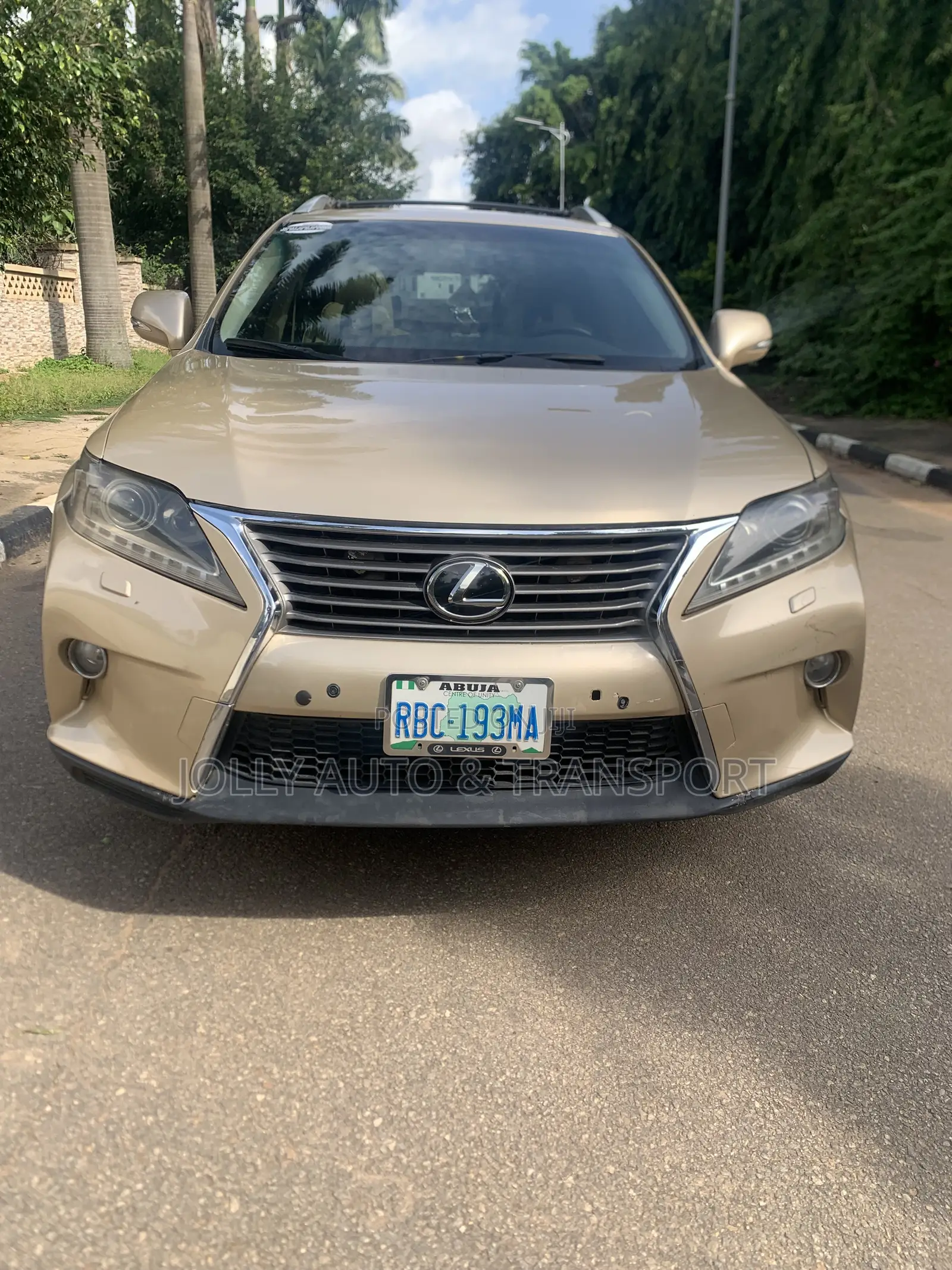 Lexus RX 350 2011 Gold