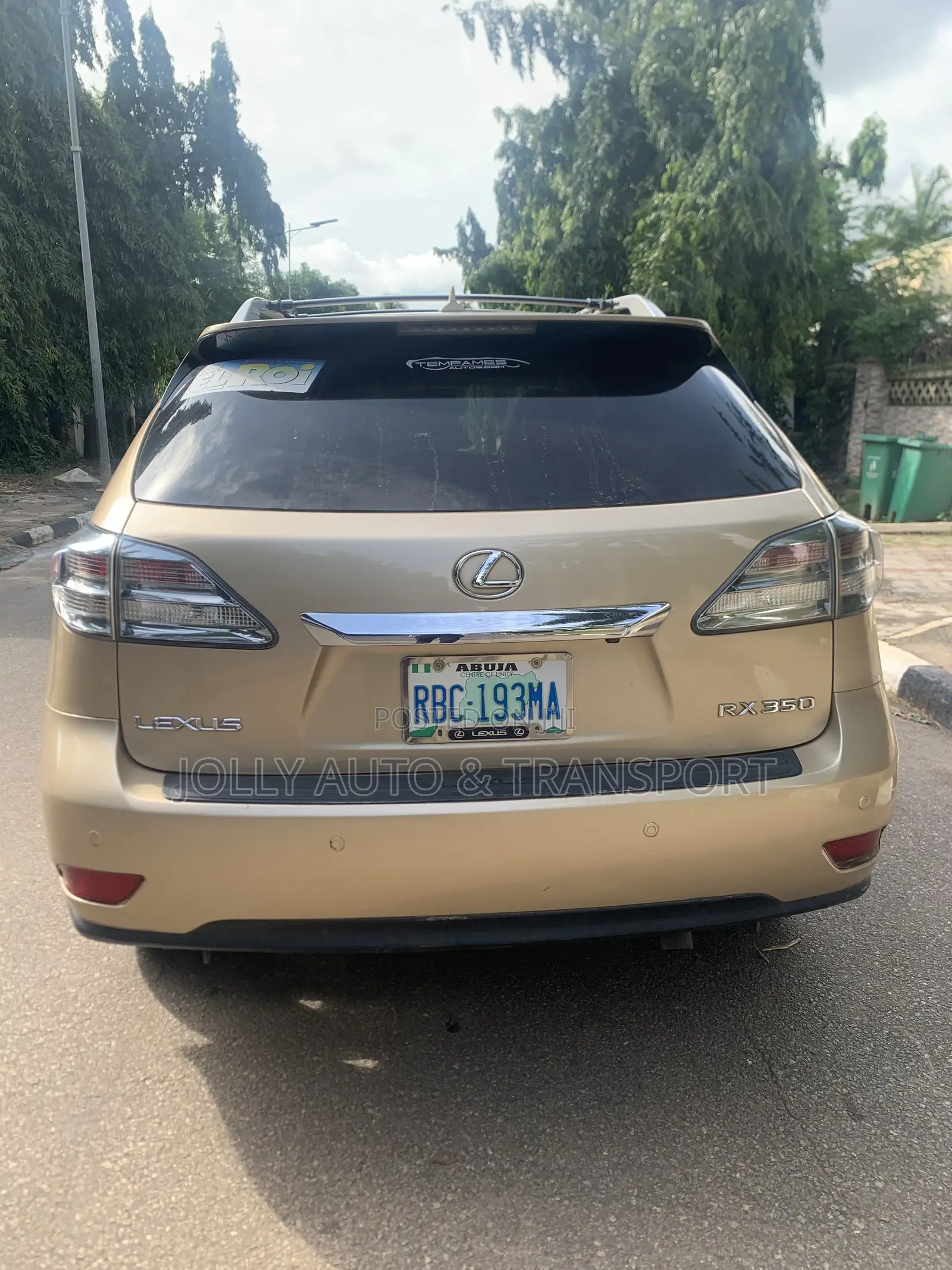 Lexus RX 350 2011 Gold