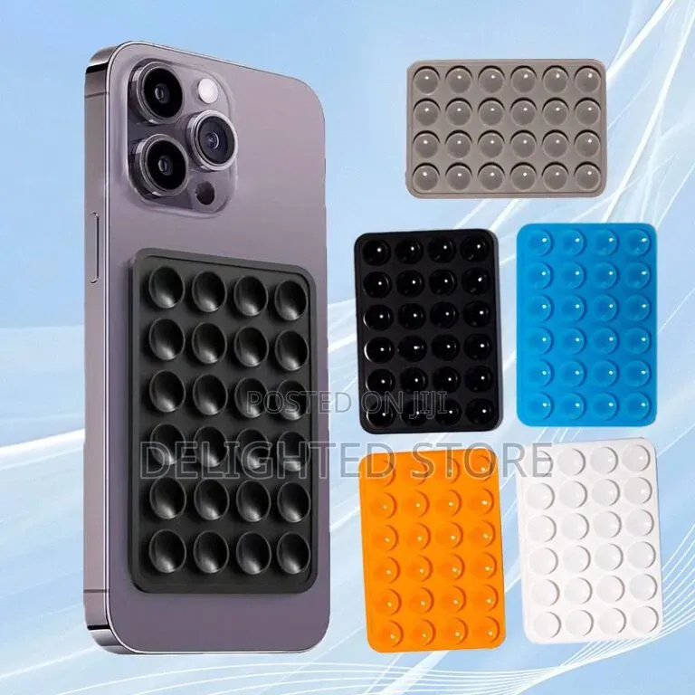 1pc Anti Slip Suction Silicone Phone Holder