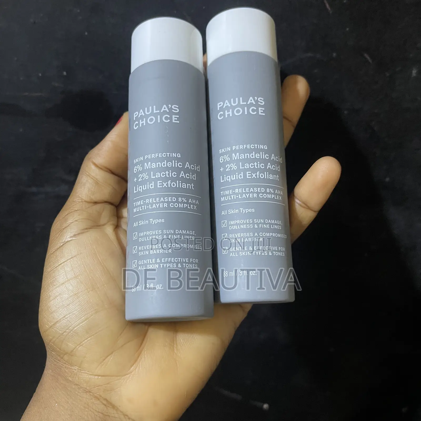 Paula's Choice 6% Mandelic Acid + 2% Lactic Acid Liquid Exfoliant.