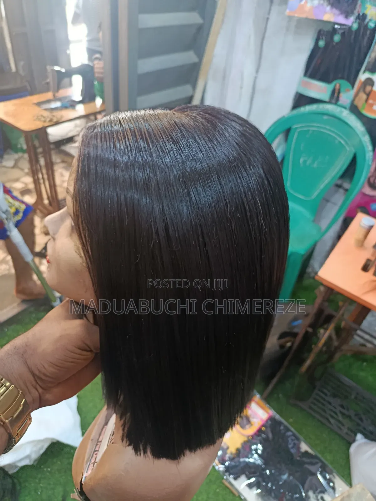 10 Inches Straight Bob Wig – 13x4 HD Lace Frontal | Natural Black