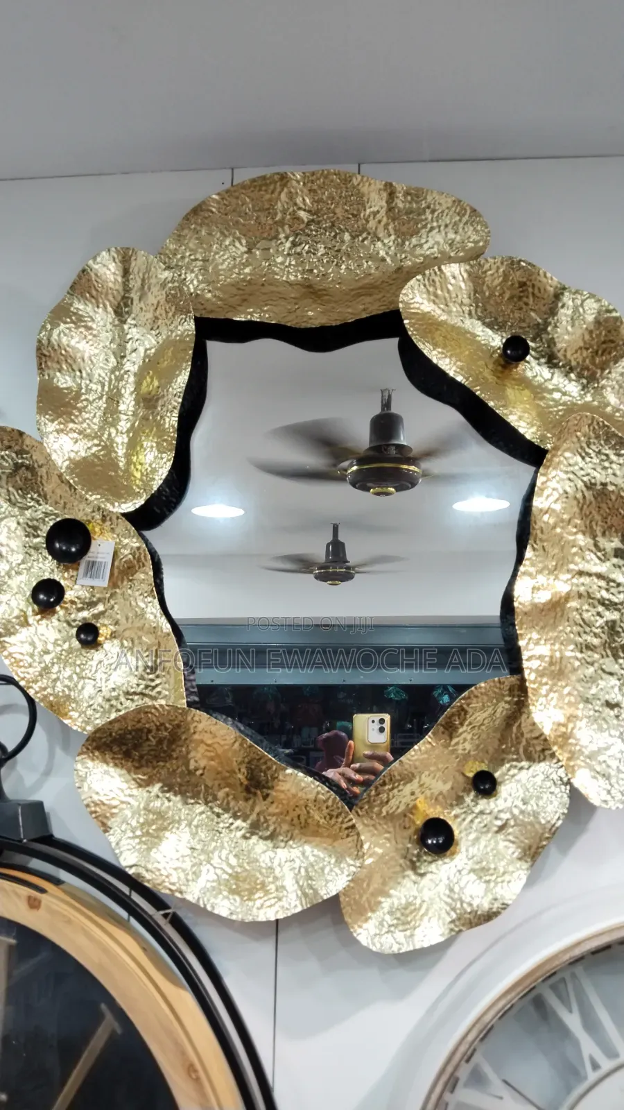 79cm Metal Frame Wall/Console Mirror