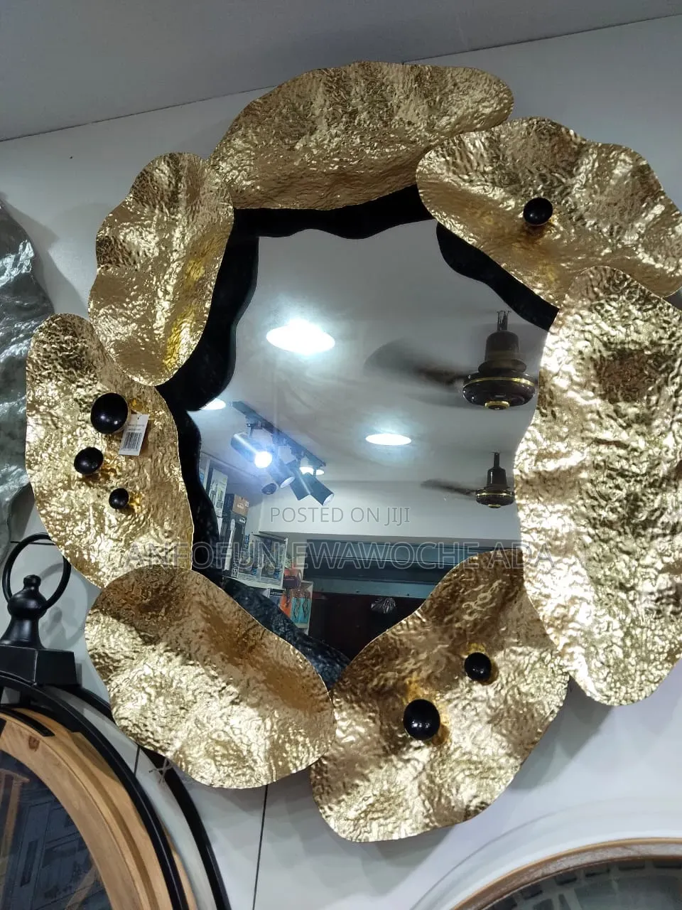 79cm Metal Frame Wall/Console Mirror