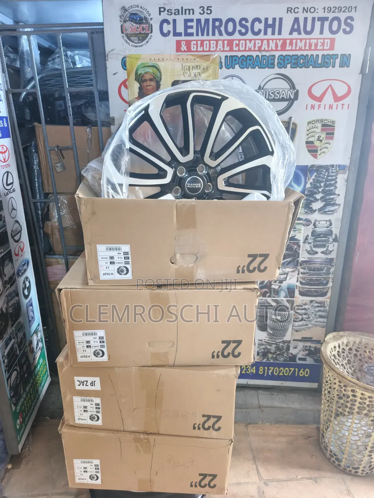 High Quality Certified New 22inch Alloyed Rims Range Rover Vogue 2020