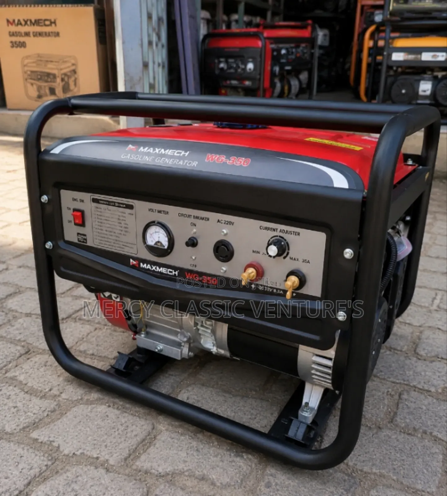 MAXMECH WG-350 Portable Petrol Welding Generator – Heavy-Duty Power