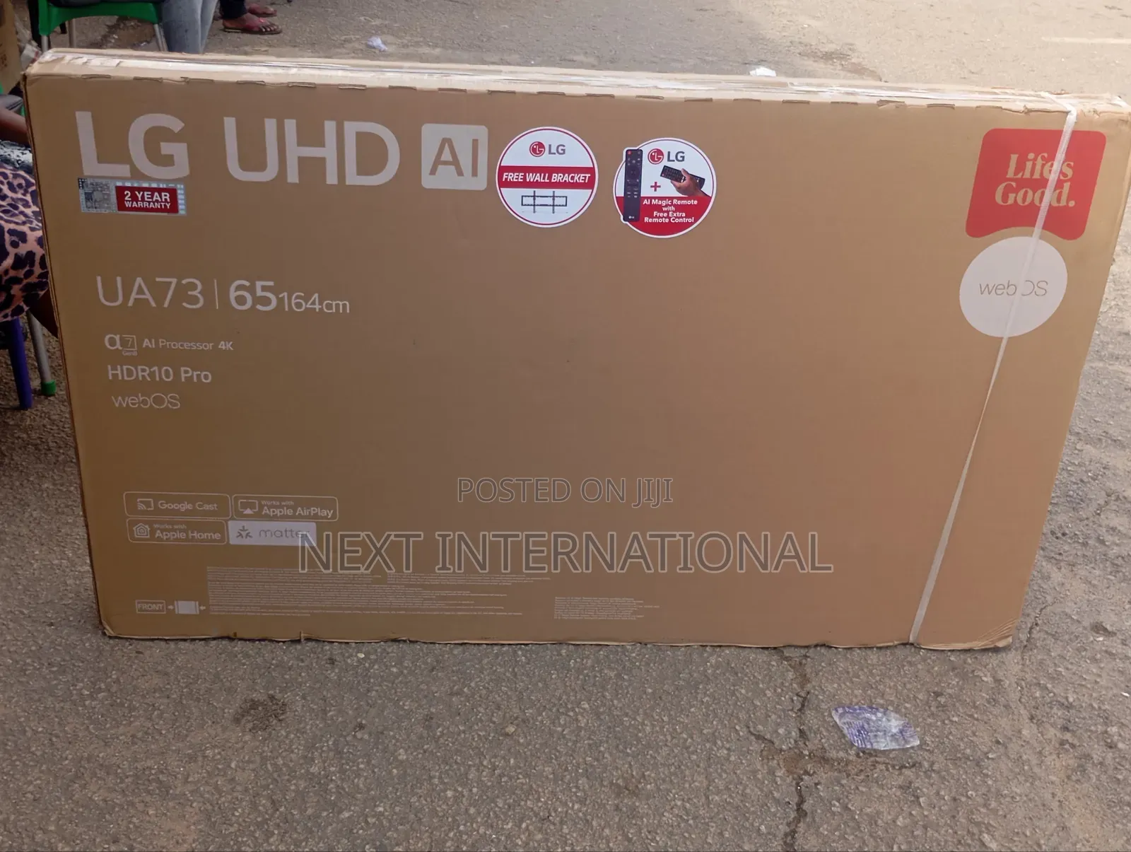 LG 65 Inches Uhd Smart TV With Ai Magic Remote (65ua73006la)