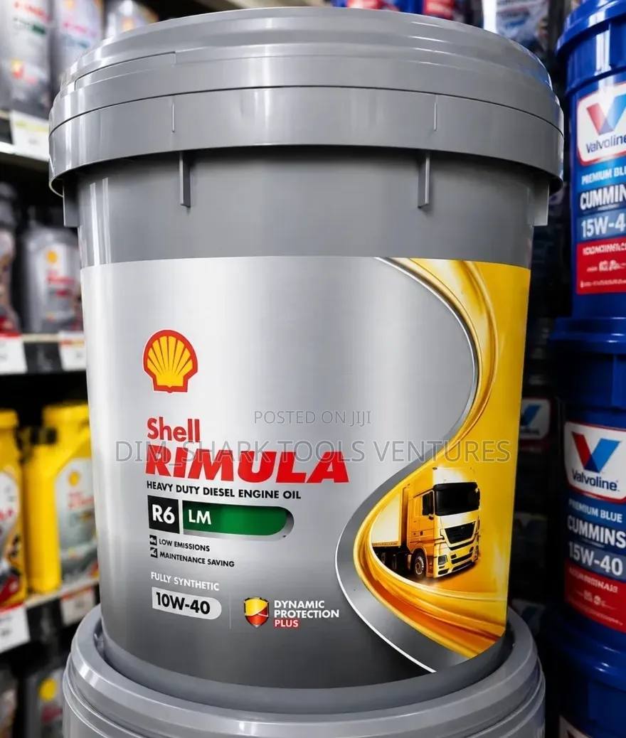 Shell Rimula R6 LM 10w-40 Fully Synthetic Heavy-Duty Diesel Engine Oil