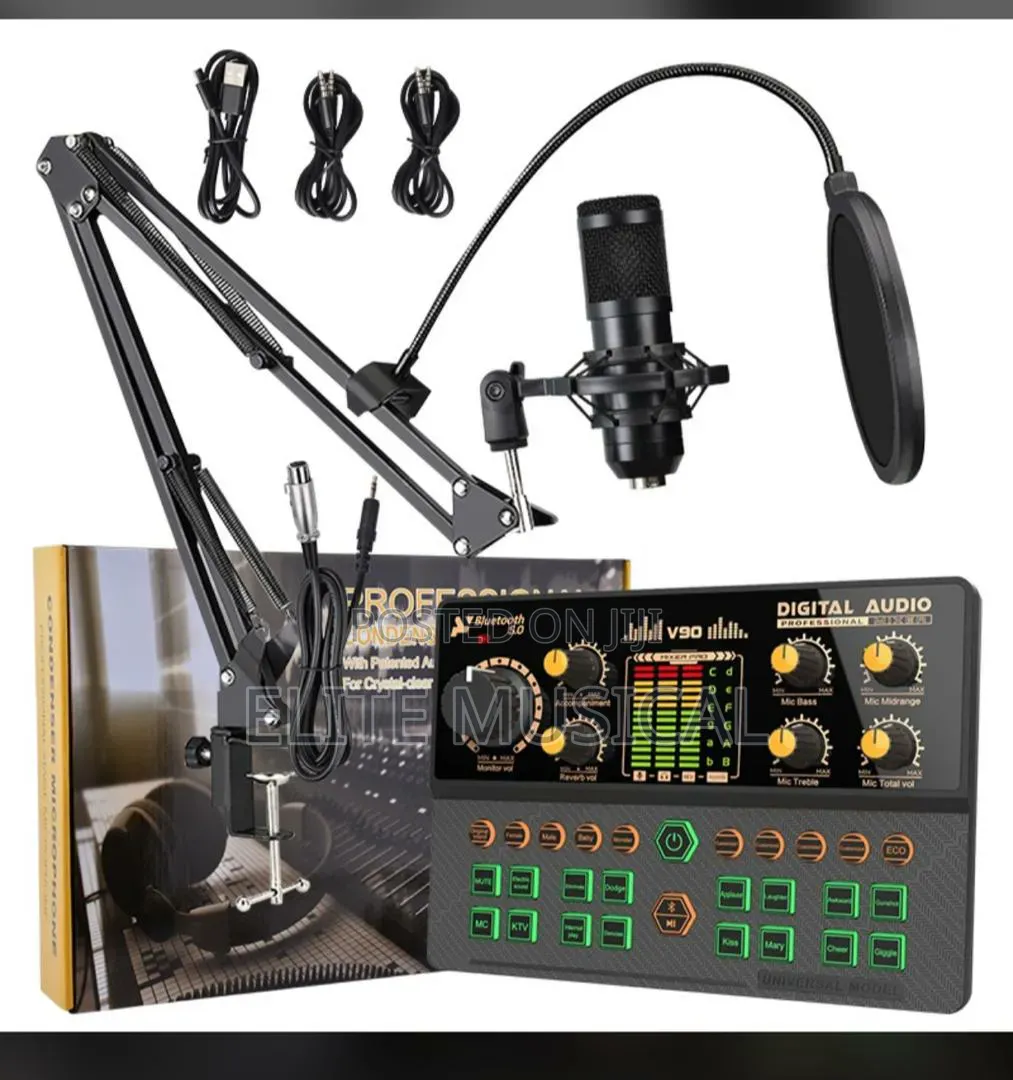 Complete BM800 Microphone and V9/V90 Sound Card Bundle