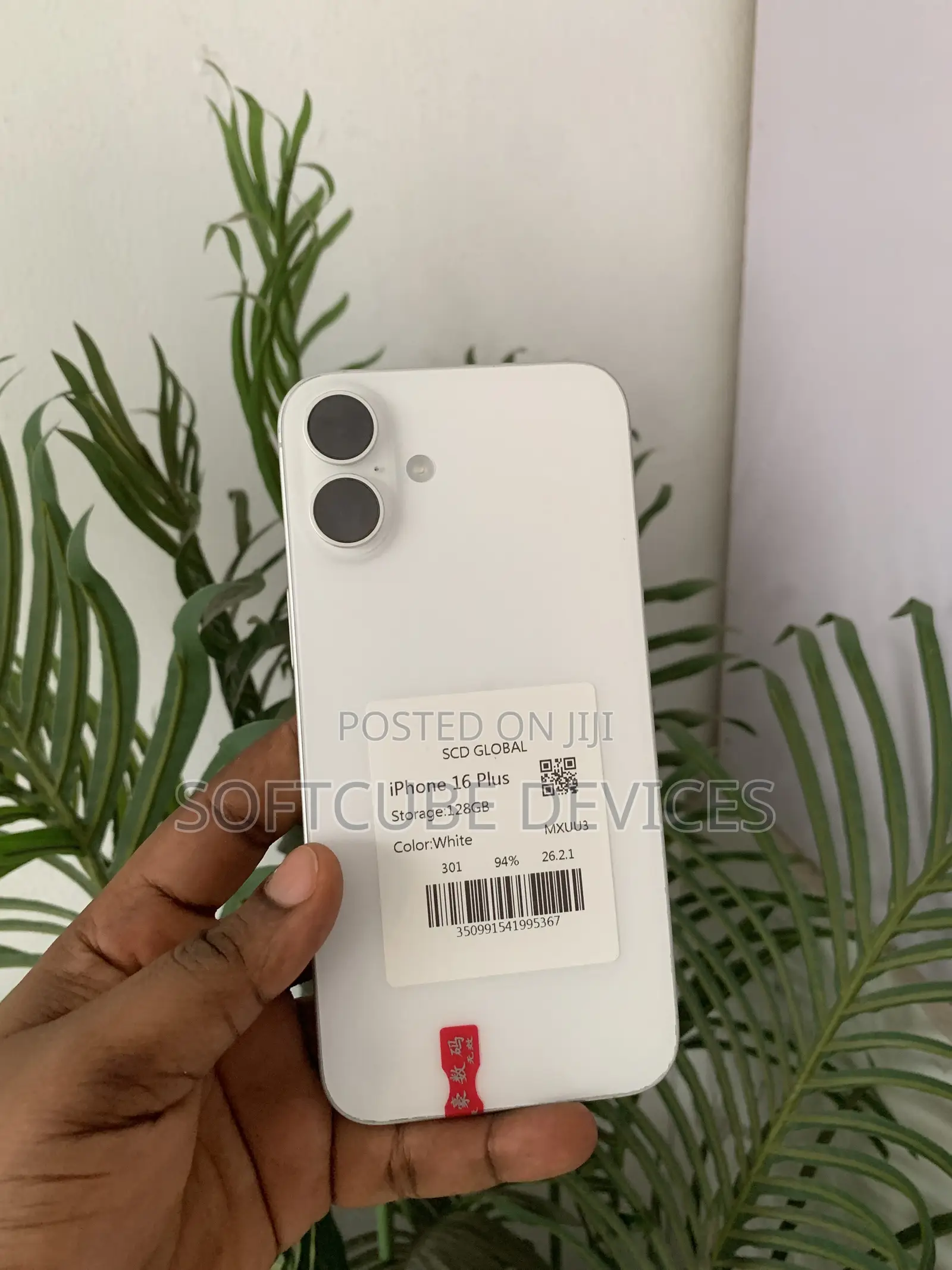 Apple iPhone 16 Plus 128 GB White