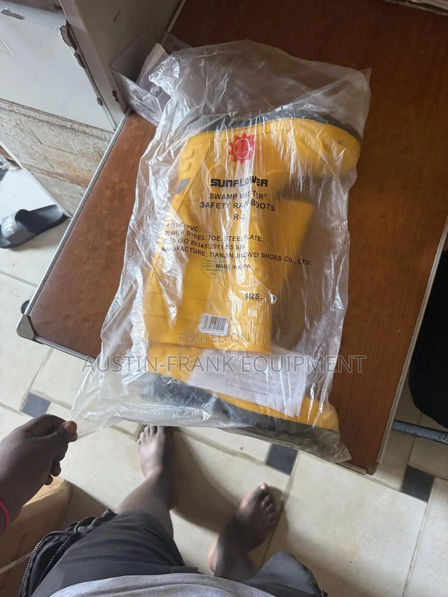 Sunflower Swamp Master Safety Rain Boots