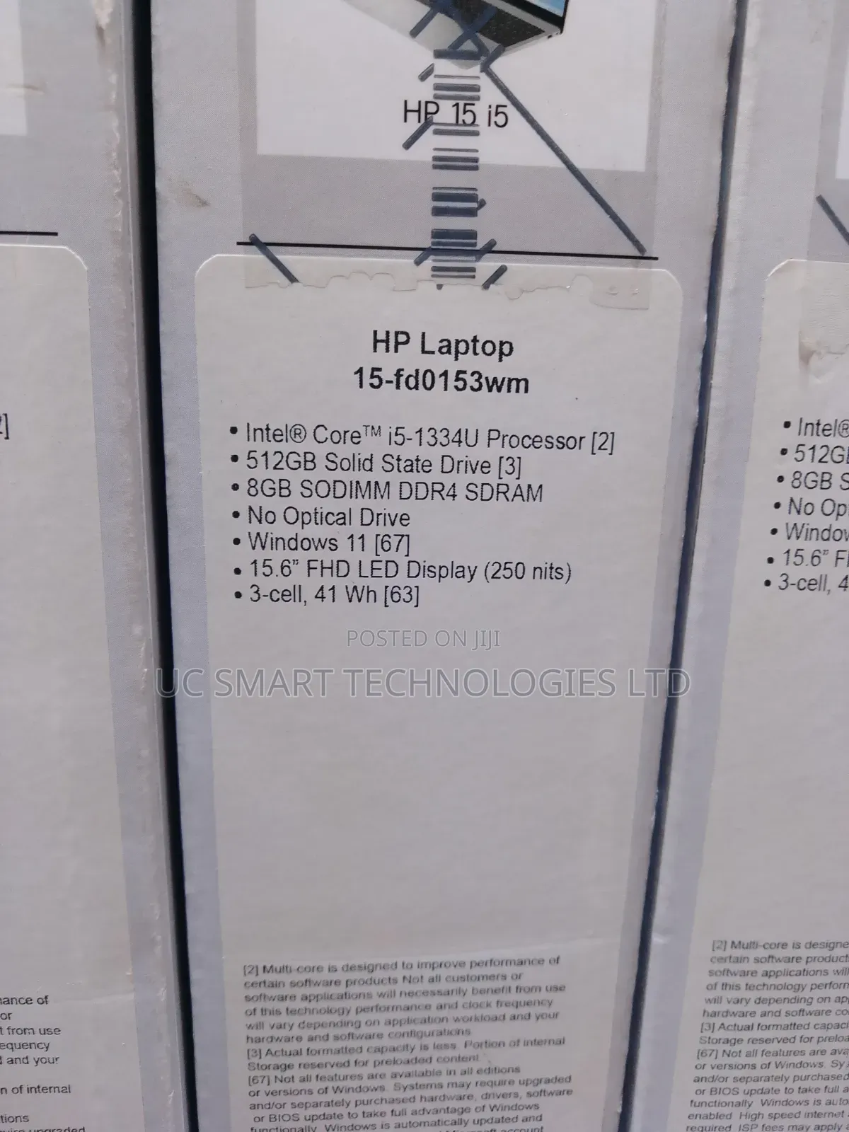 New Laptop HP 15 8GB Intel Core i5 SSD 512GB