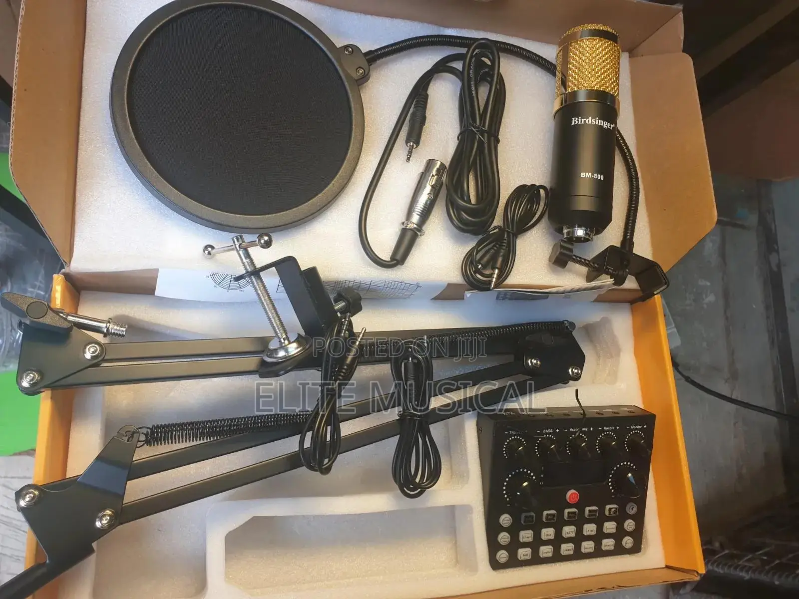 Complete Set Bm800 and V8s Sound Card
