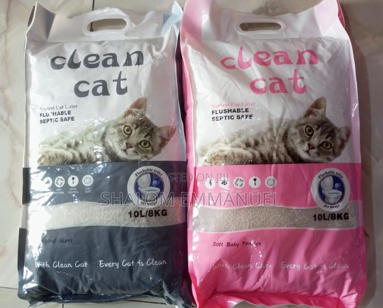 Clean Cat Flushable Cat Litter – Natural Easy to Scoop