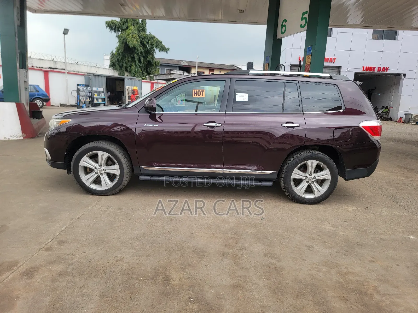 Toyota Highlander Limited 2012 Burgundy