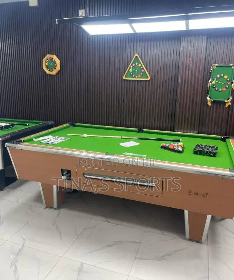 Newly Designed High Quality HDF Marble Coin Operated Snooker Board