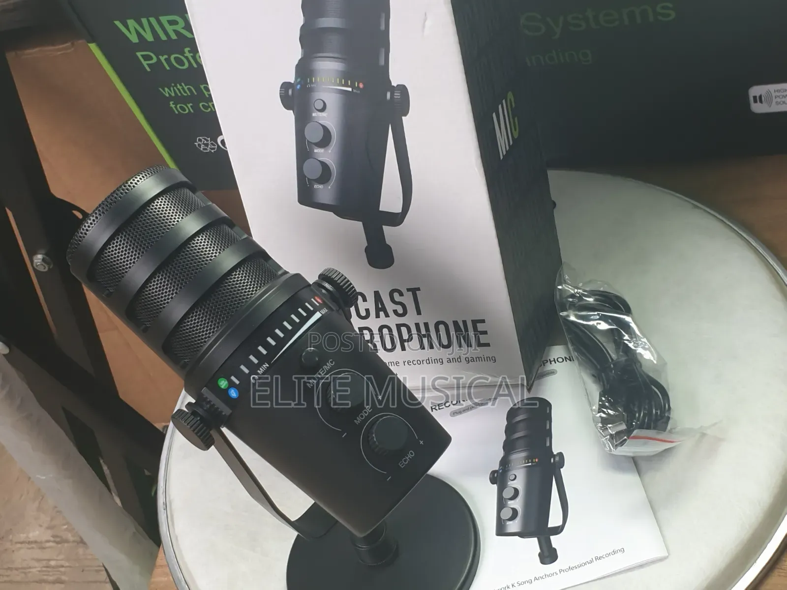 USB and XLR Podcast Microphones