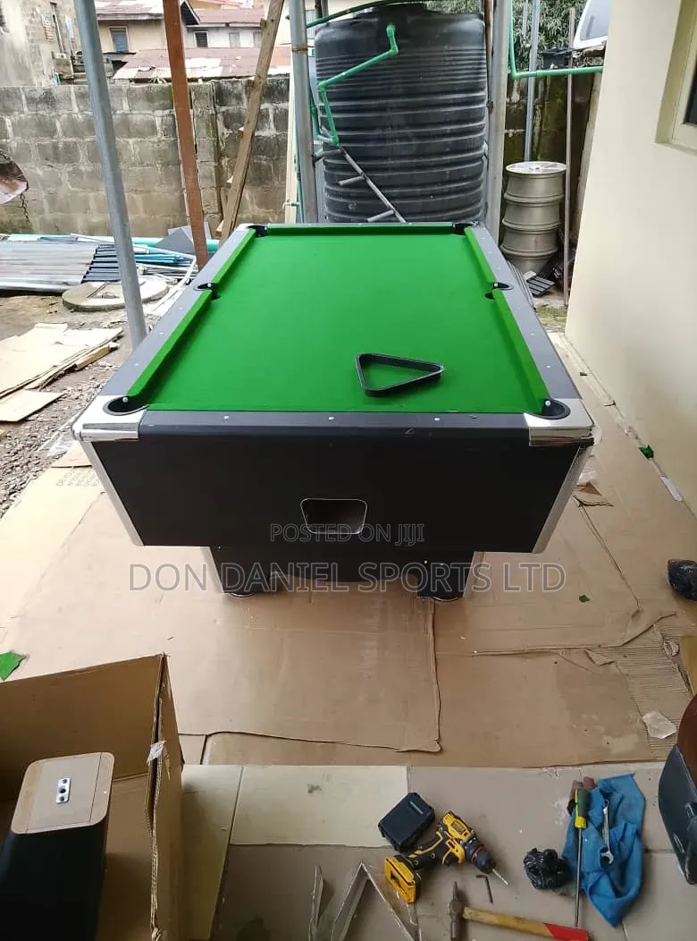Foreign Marble Nd Coins Snooker Table