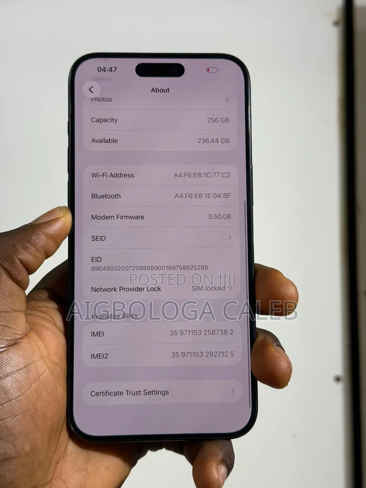 Apple iPhone 15 Pro Max 256 GB Black
