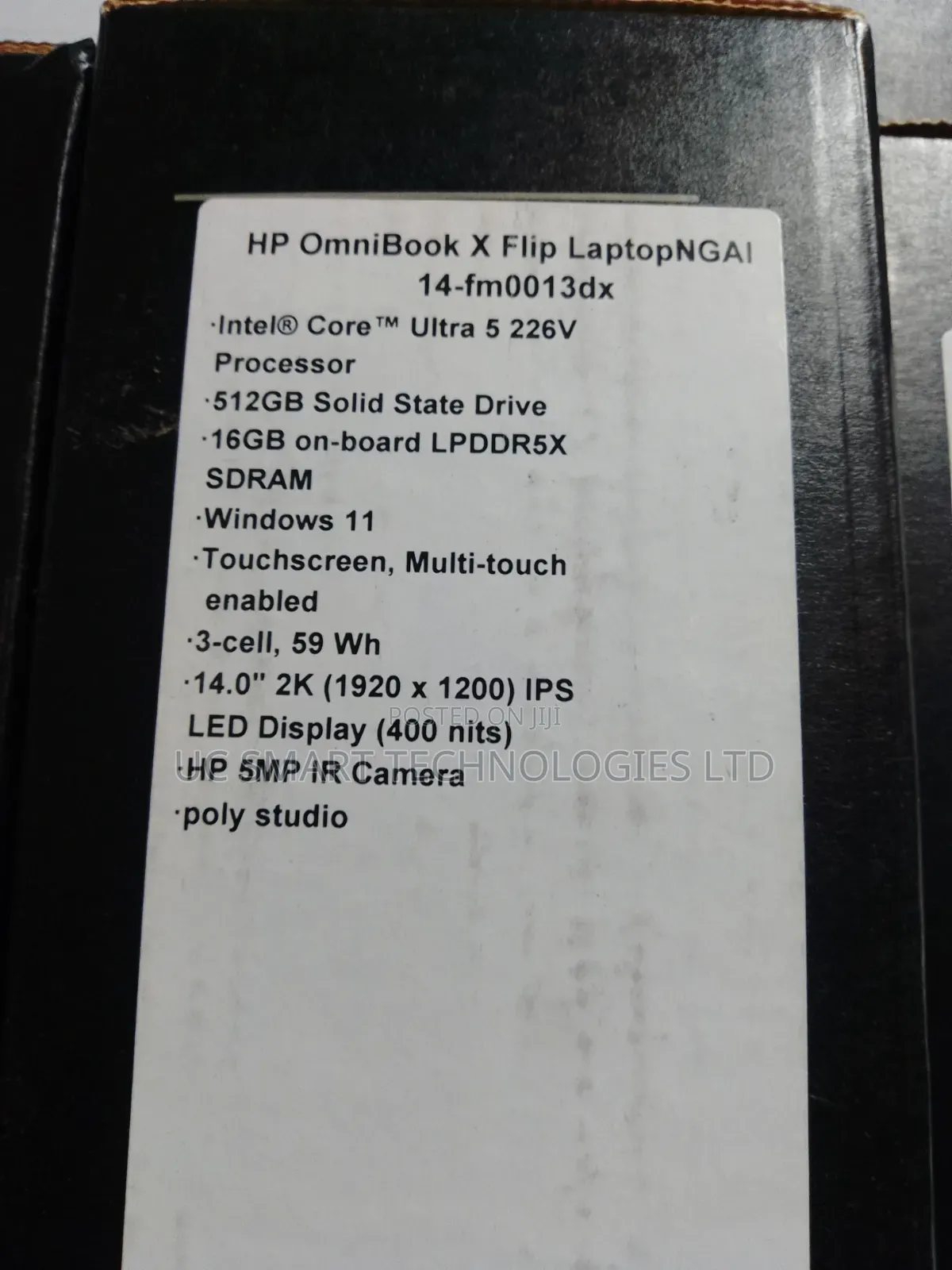 New Laptop HP OmniBook X Flip 14" 16GB Intel Core Ultra 5 SSD 512GB