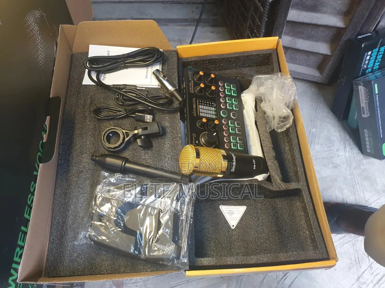 Complete BM800 Microphone and V9/V90 Sound Card Bundle