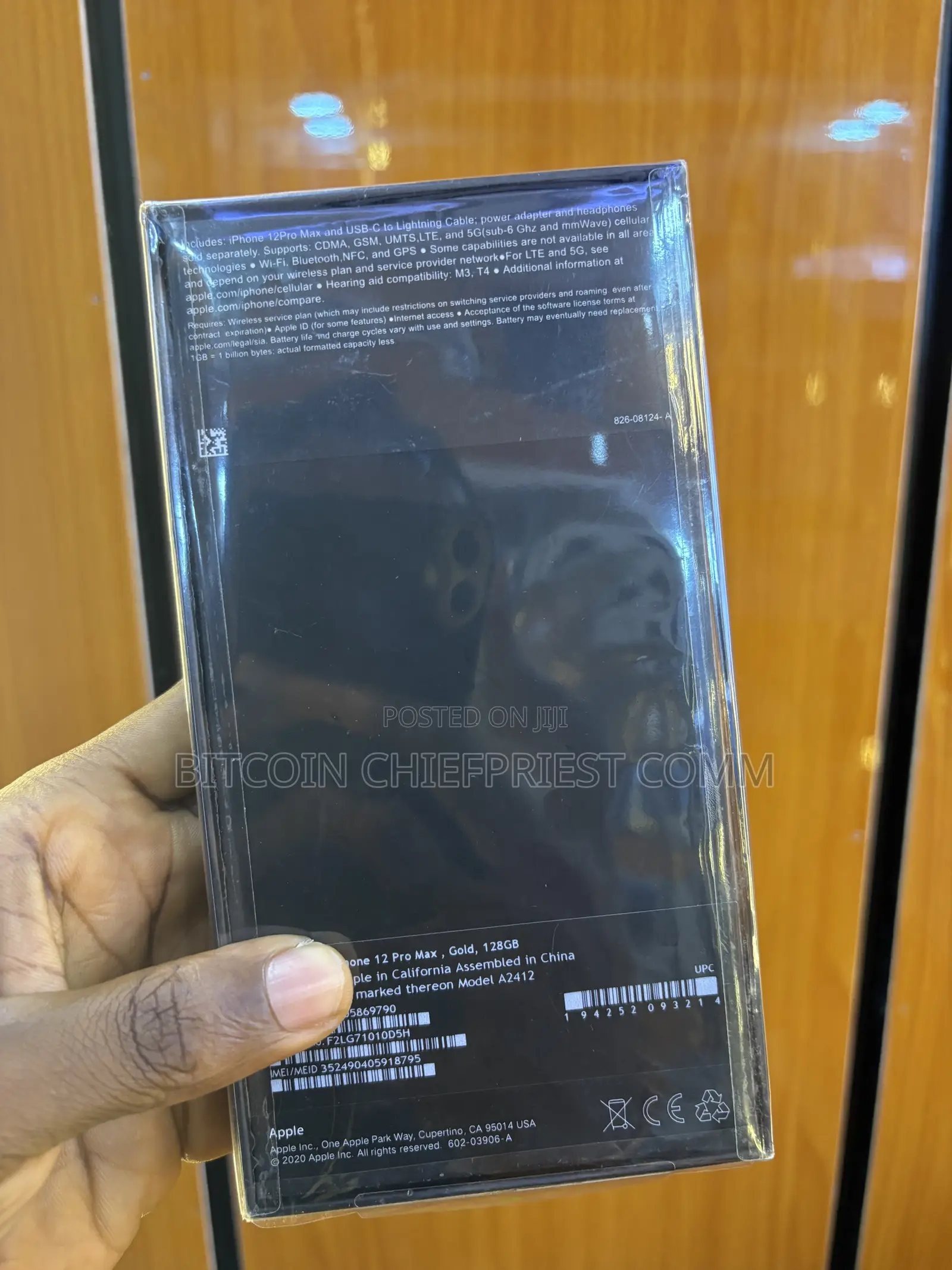 New Apple iPhone 12 Pro Max 128 GB Gold