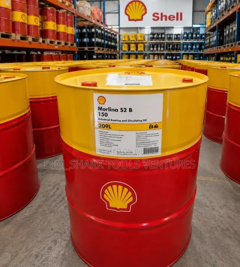 209-Liter of Shell Morlina S2 B 150 Industrial Bearing/Circulating Oil