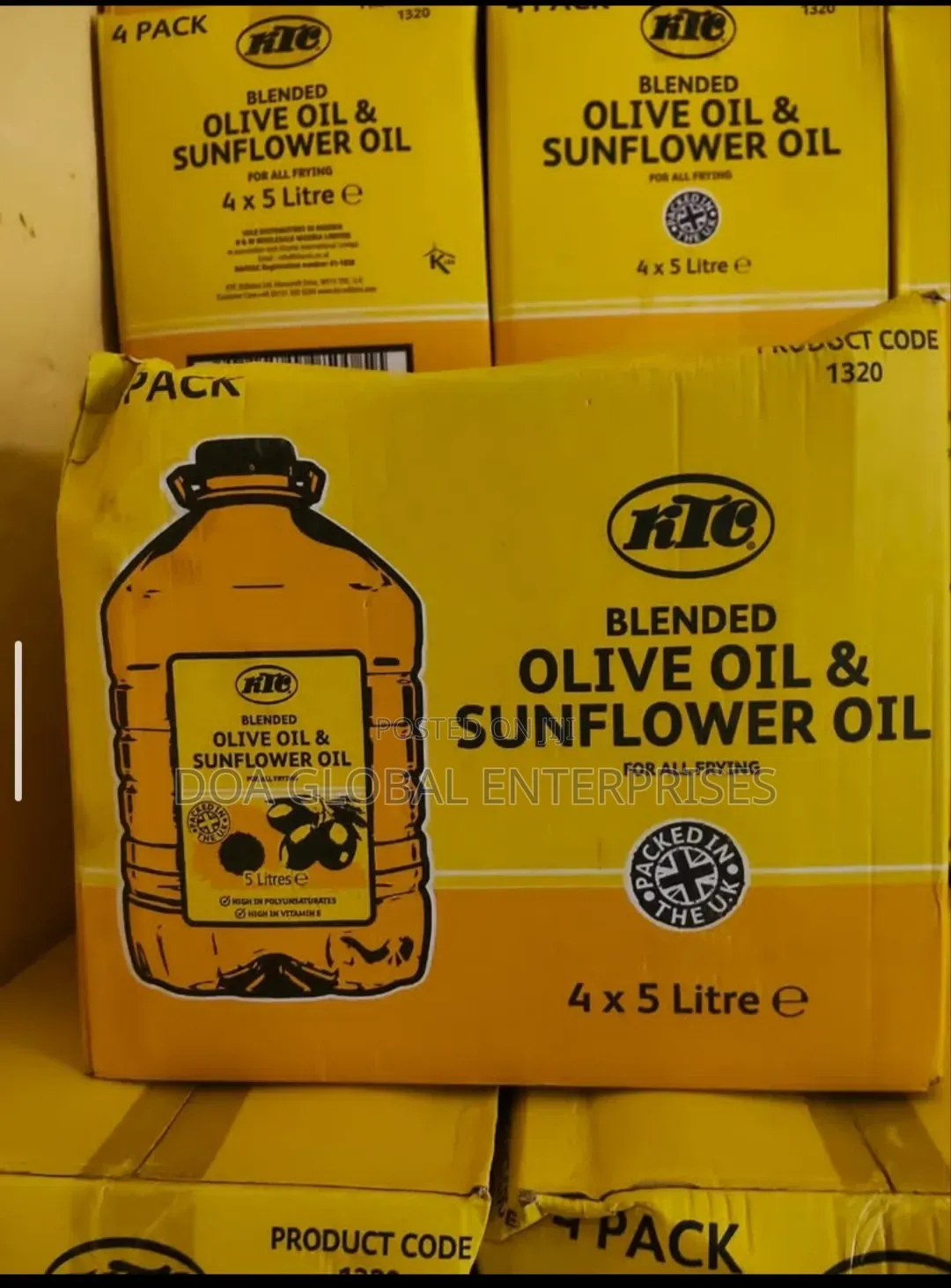 Blended Olive Oil and Sunflower Oil
