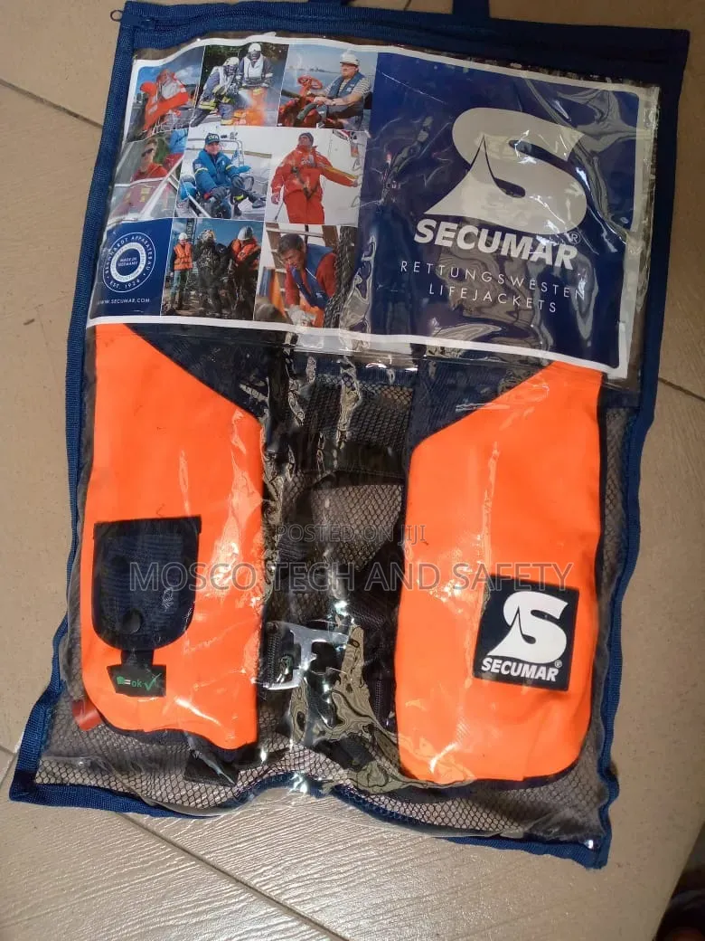 Secumar High Visibility Orange Life Jacket