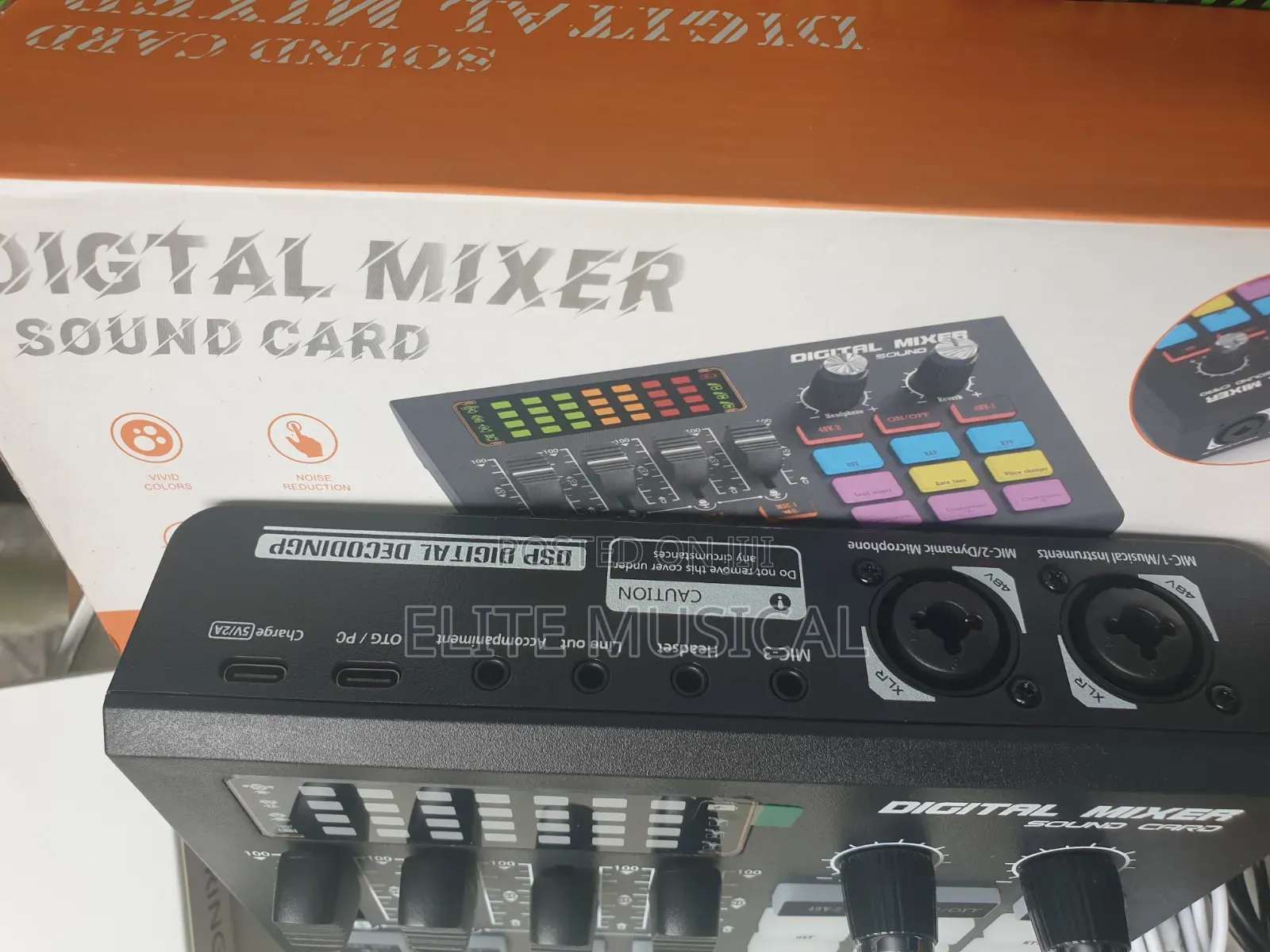 Professional Digital Mixer Live Sound Card