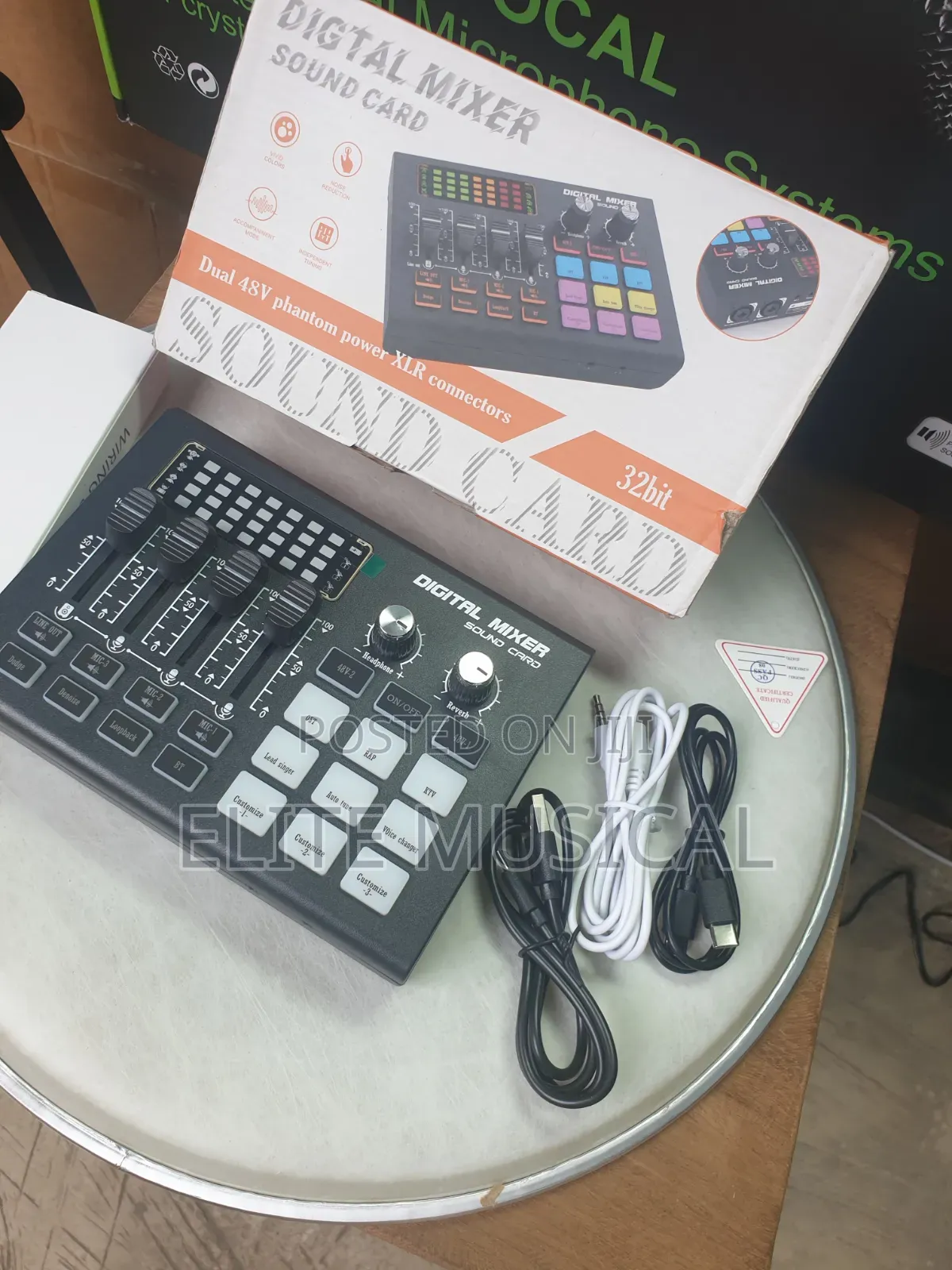 Professional Digital Mixer Live Sound Card