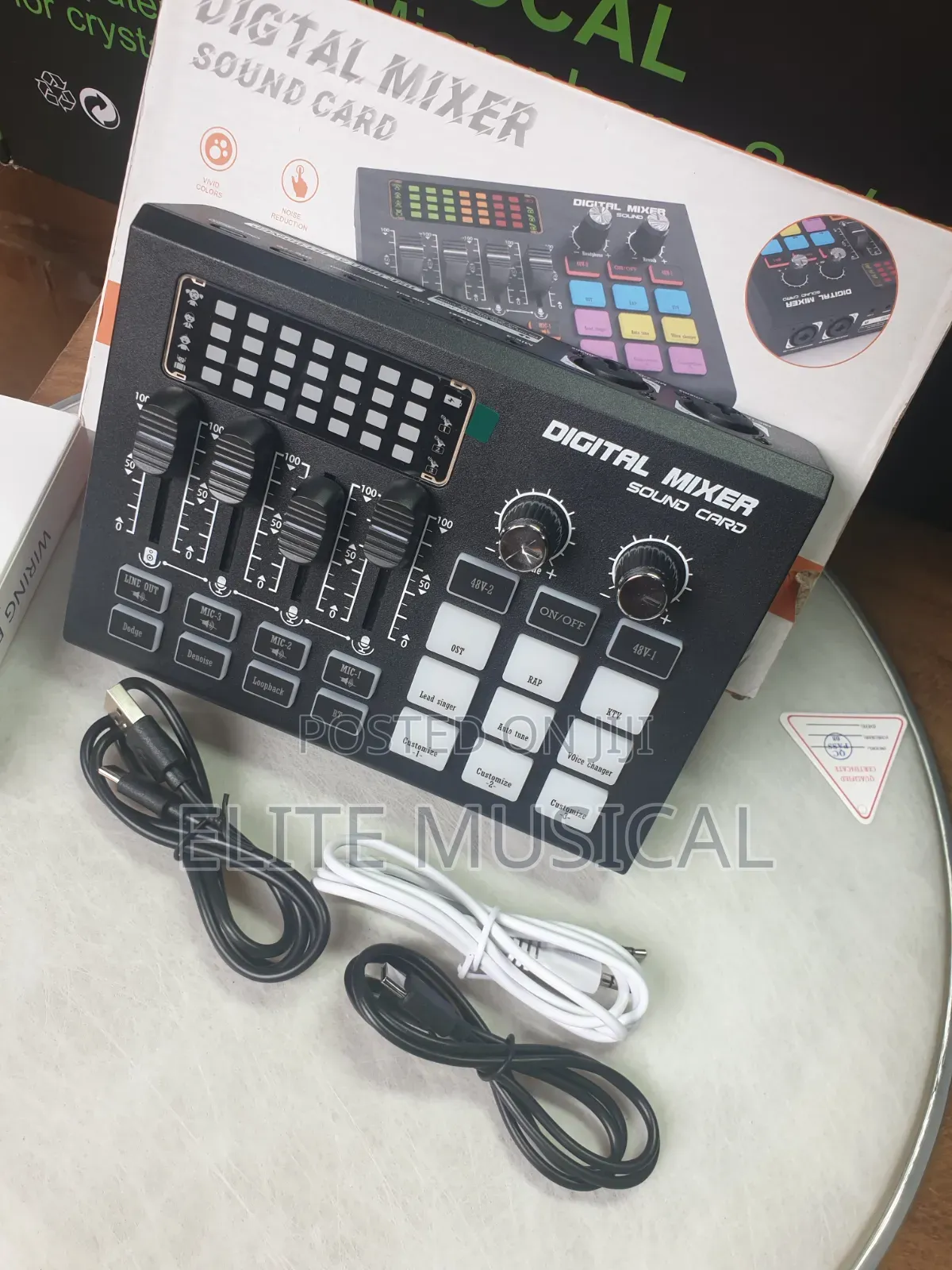 Professional Digital Mixer Live Sound Card