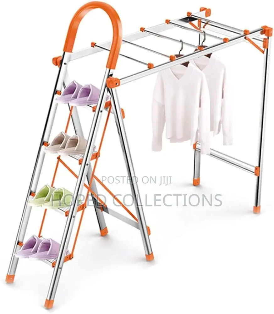 Stainless Ladder and Clothes Hanger