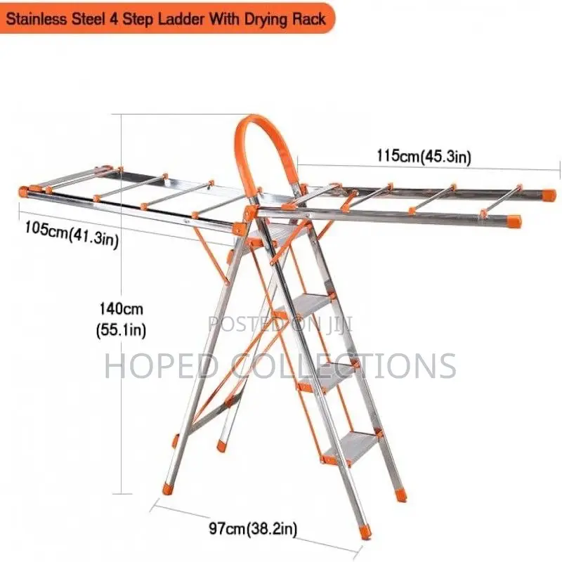 Stainless Ladder and Clothes Hanger