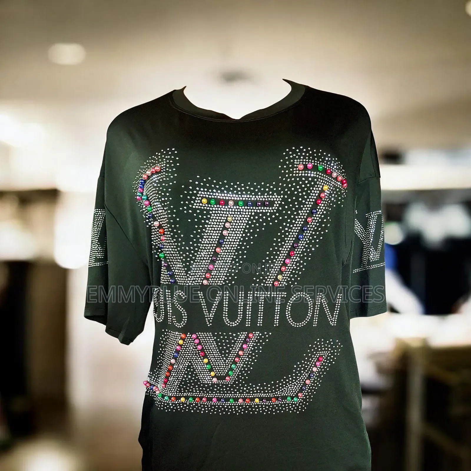 Louis Vuitton-Inspired Graphic Polo T-Shirts