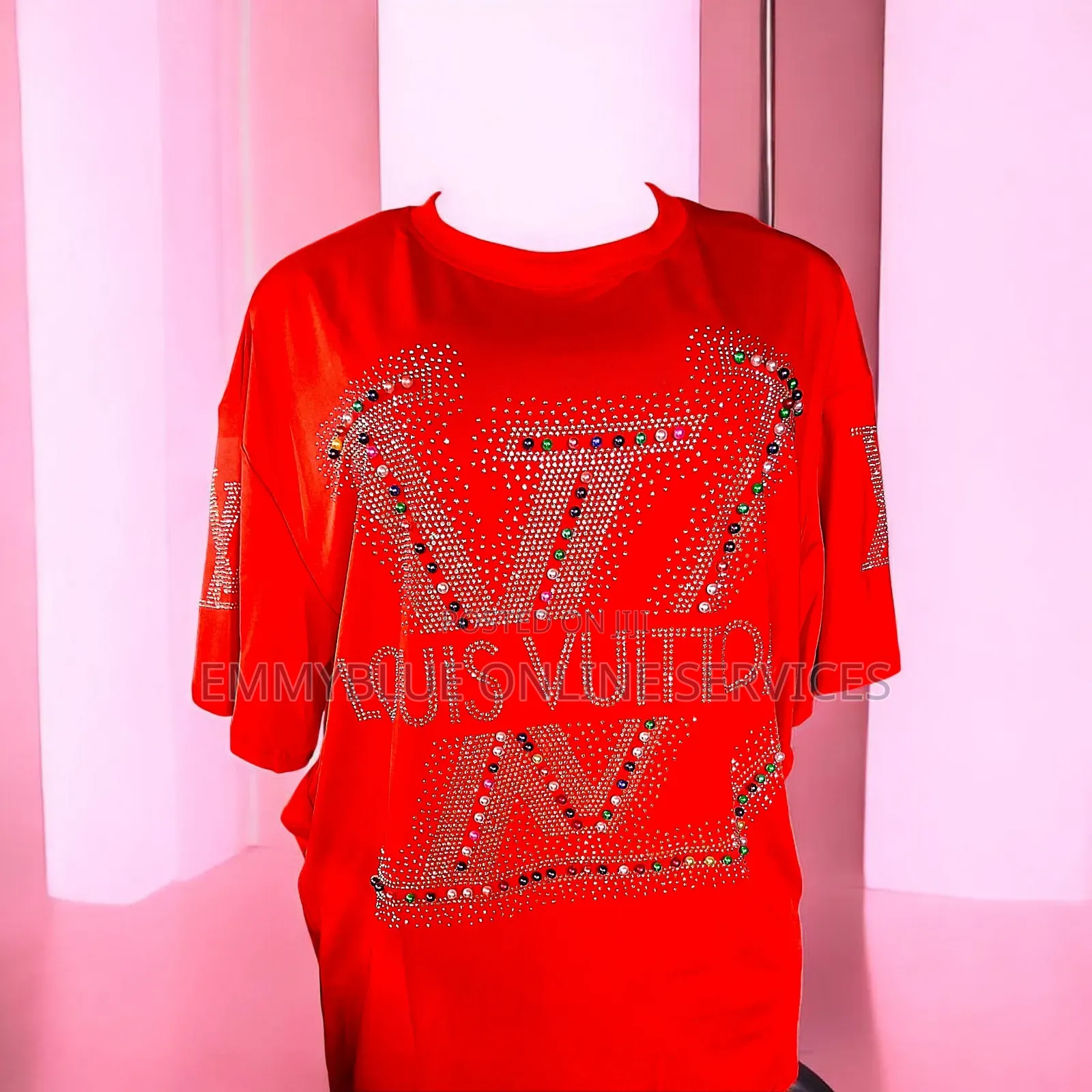 Louis Vuitton-Inspired Graphic Polo T-Shirts