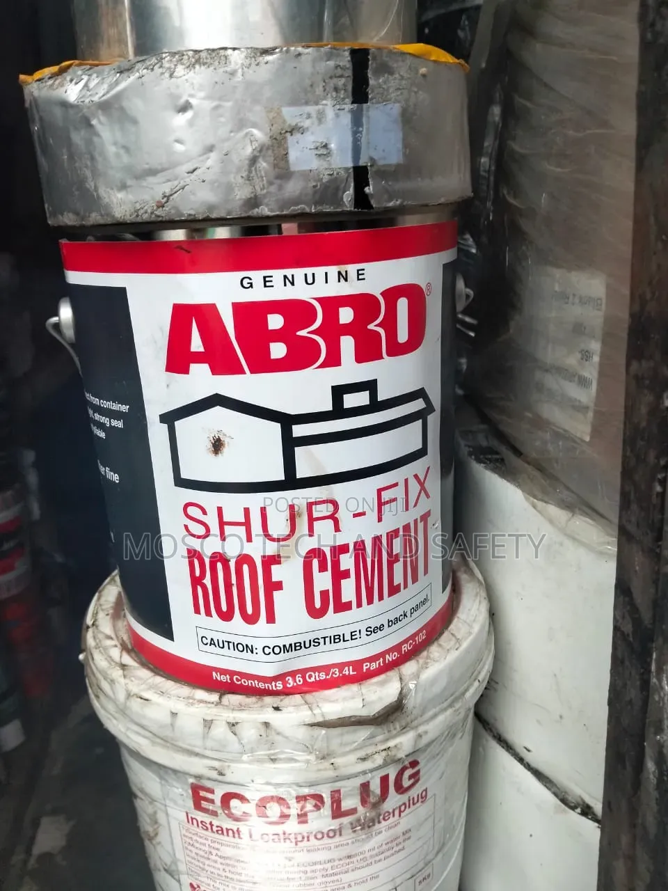 Abro Flexible Roof Repair Cement Compound