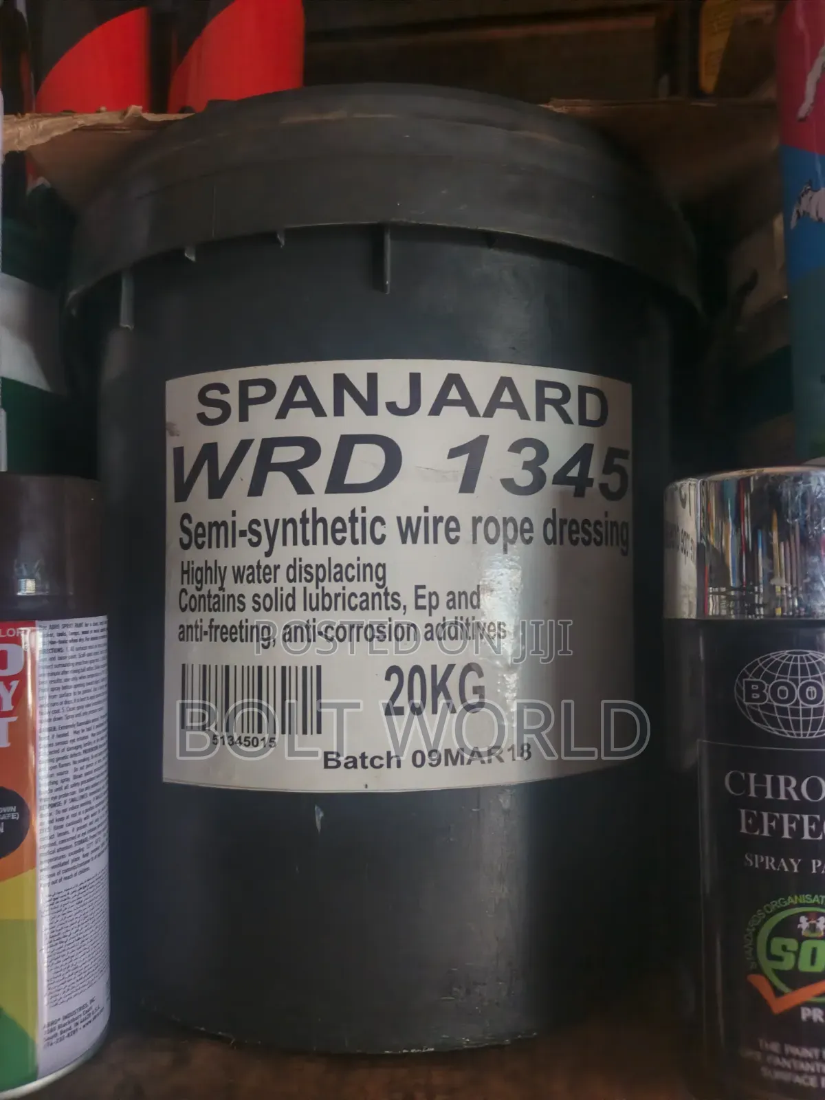 Semi Synthetic Wire Rope Dressing (Spanjaard WRD1345) 20kg