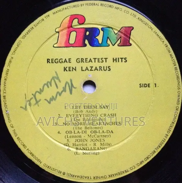 Ken Lazarus – Reggae Greatest Hits