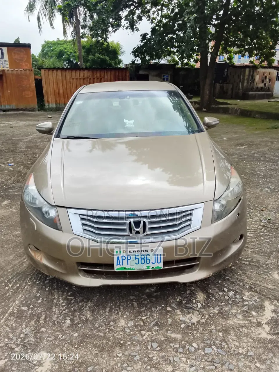 Honda Accord 2009 Gold