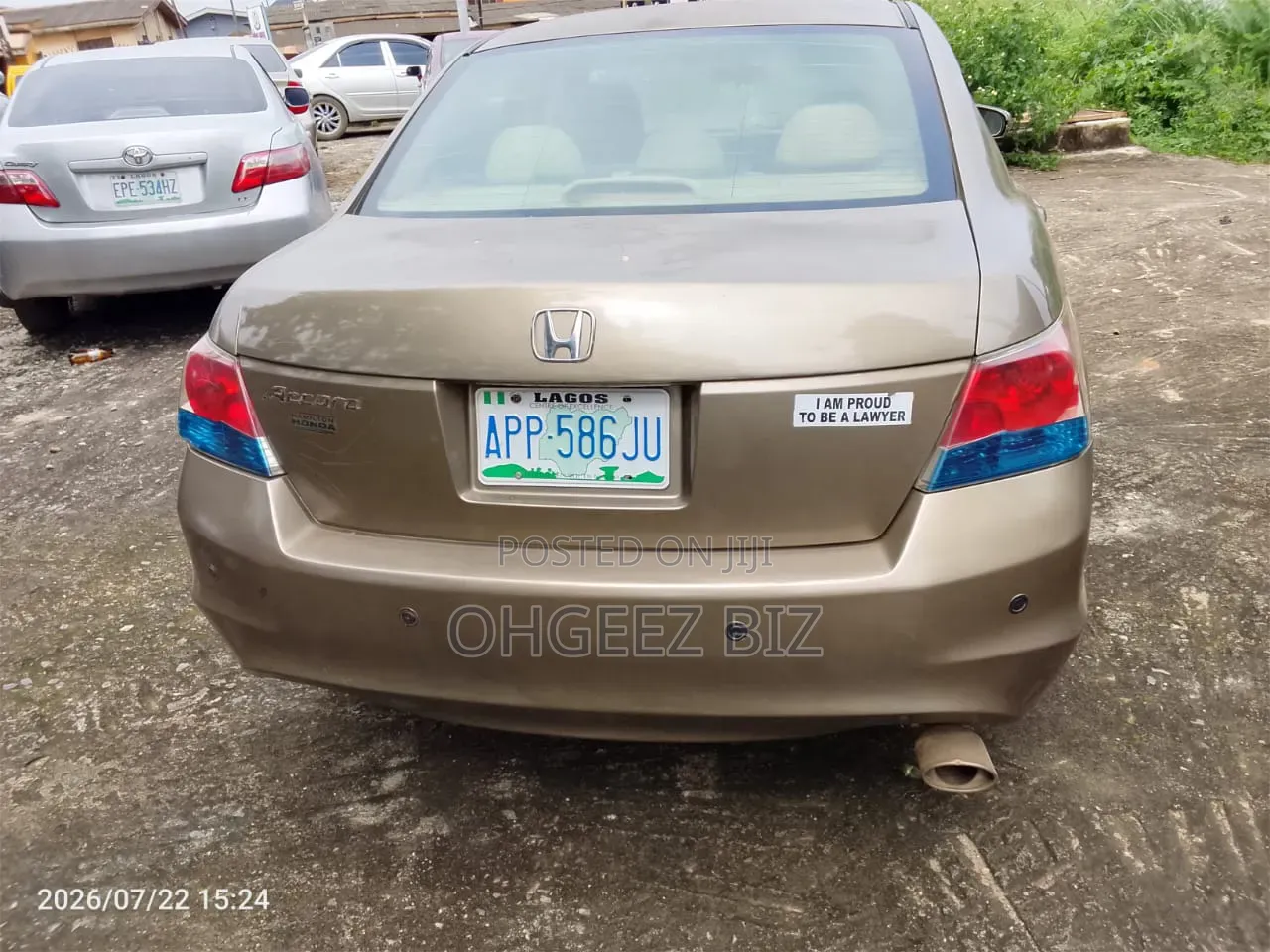 Honda Accord 2009 Gold