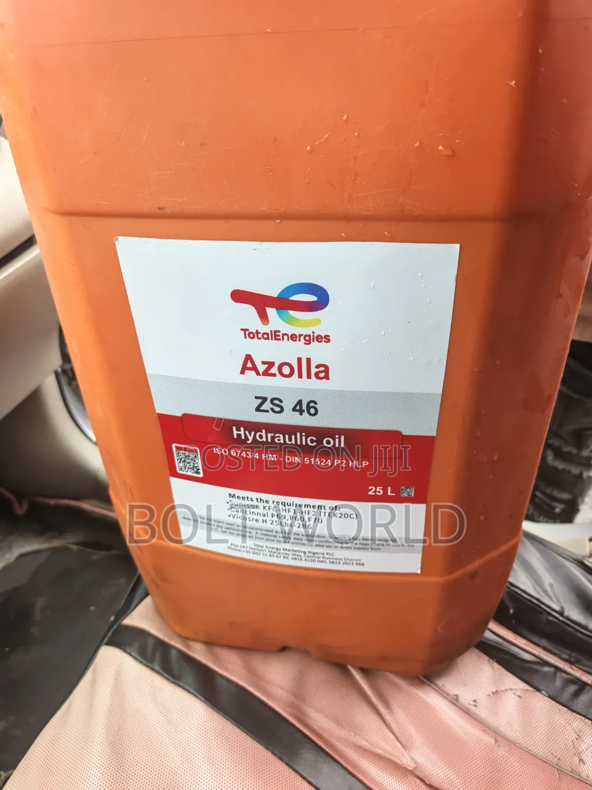 Totalenergies Azolla ZS 46 Hydraulic Oil 25ltrs