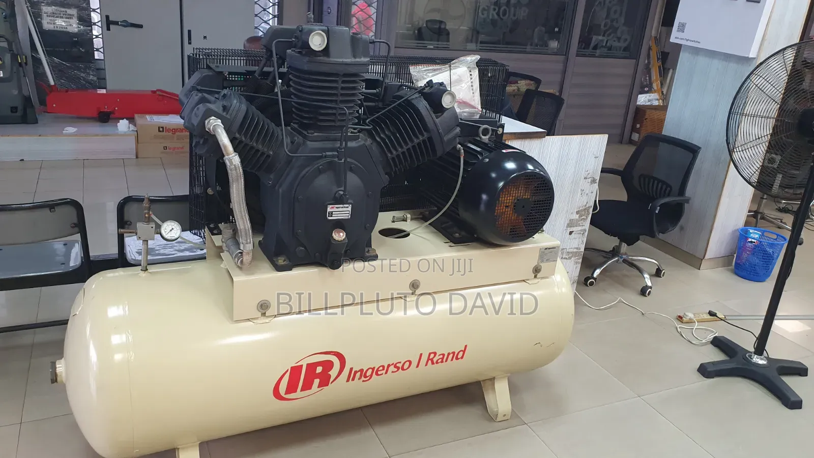 Ingersoll Rand Type 30 Two-Stage Reciprocating Piston Air Compressor