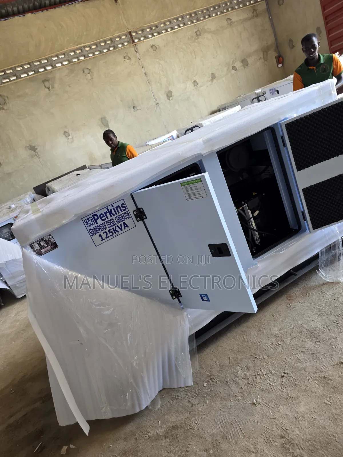 A Brand New 125kva Perkins Diesel Soundproof Gen 2years Wty