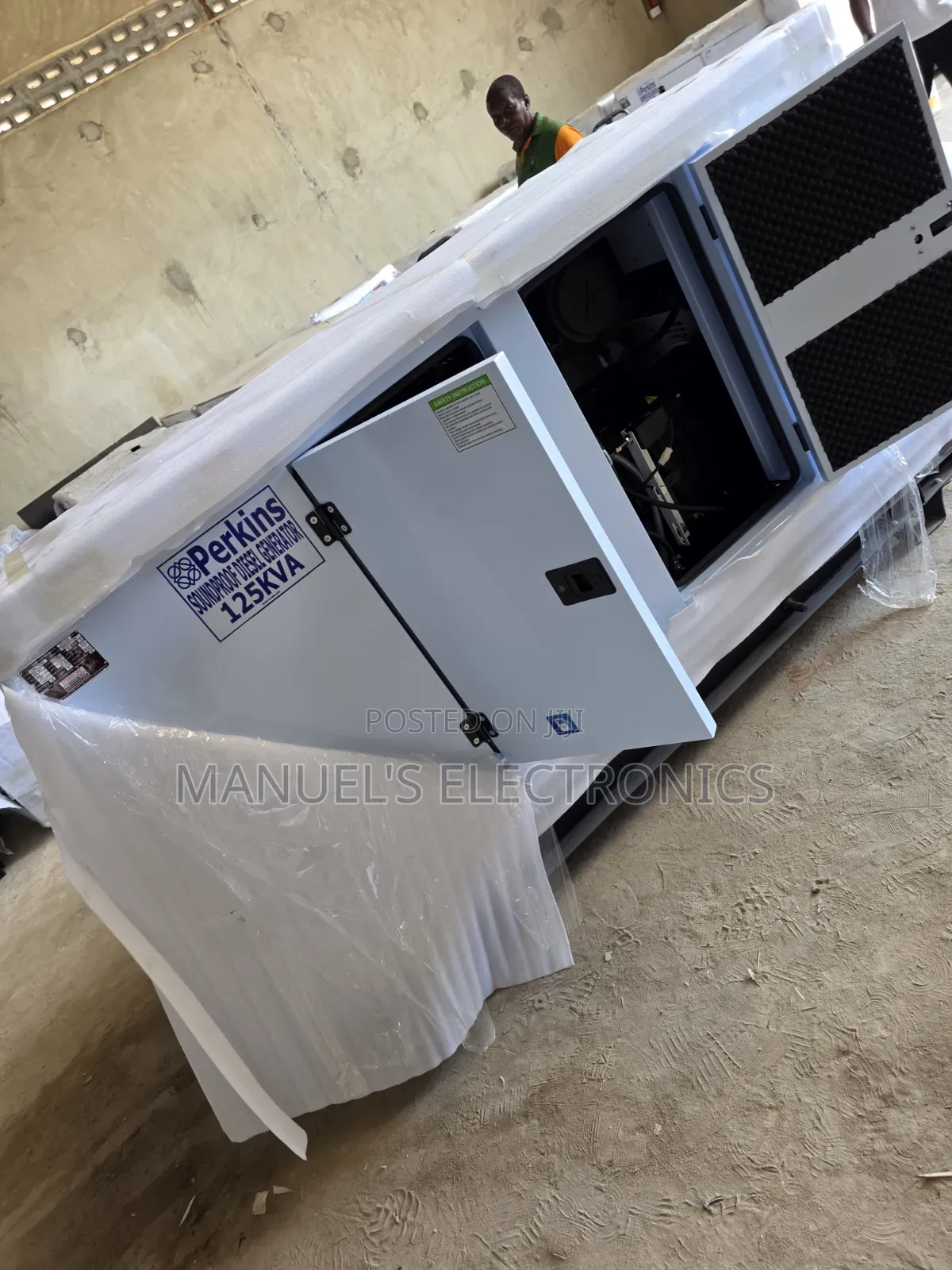 Come I Have Brand New 125kva Perkins Diesel Soundproof Gen 2years Wty
