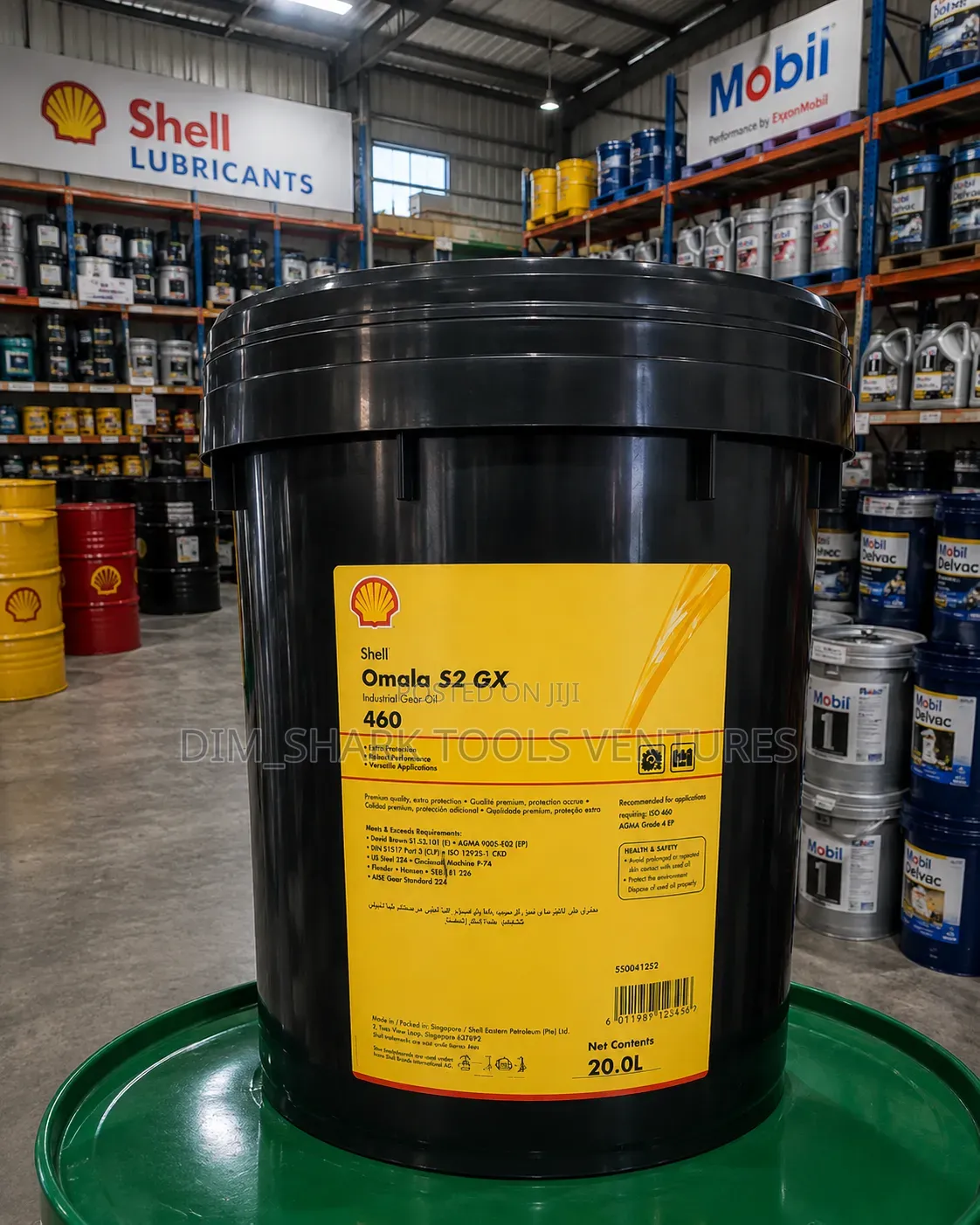 20liter Pail of Shell Omala S2 GX 460 Industrial Gear Oil