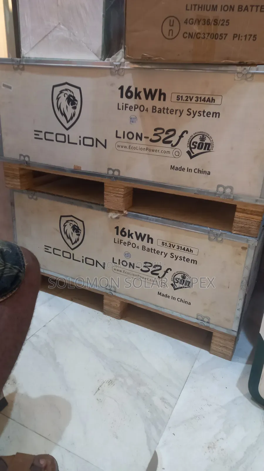 ECOLION 16kWh 51.2V Lithium Battery – Premium Solar Energy Storage