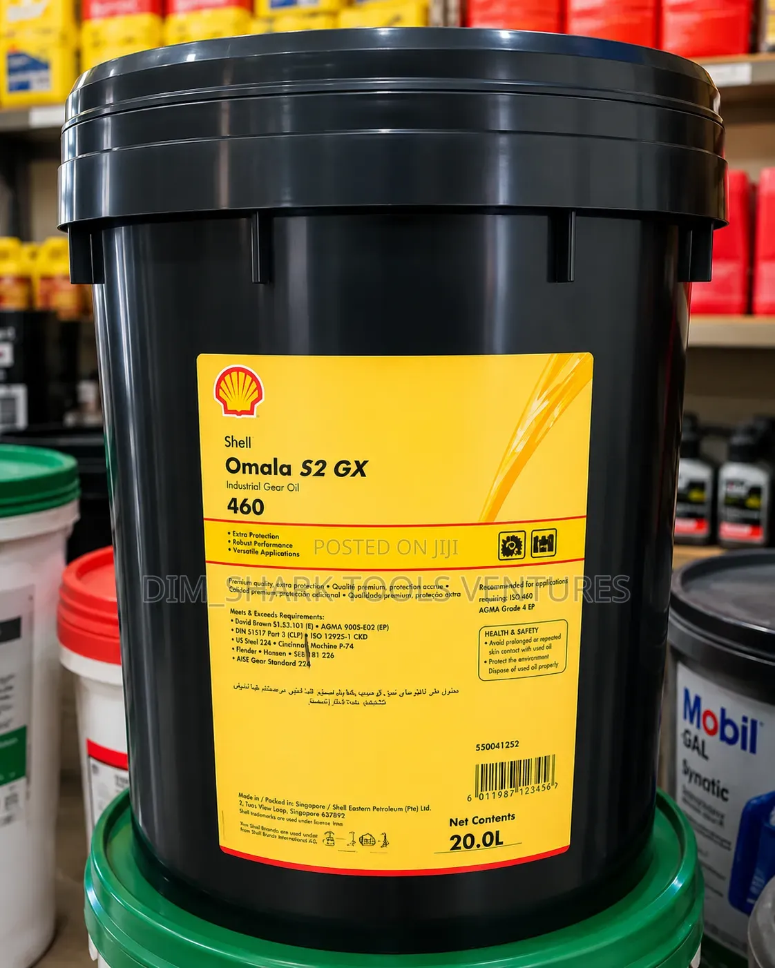 20liter Pail of Shell Omala S2 GX 460 Industrial Gear Oil