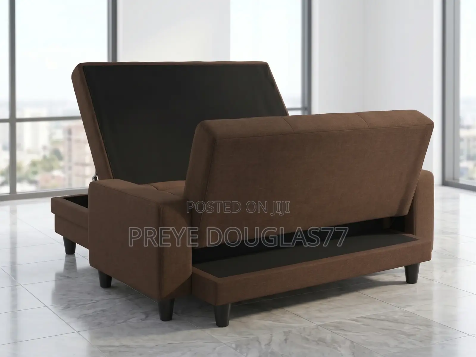 New Futon Sofa Bed Storage Ottoman (Bulk Stock)