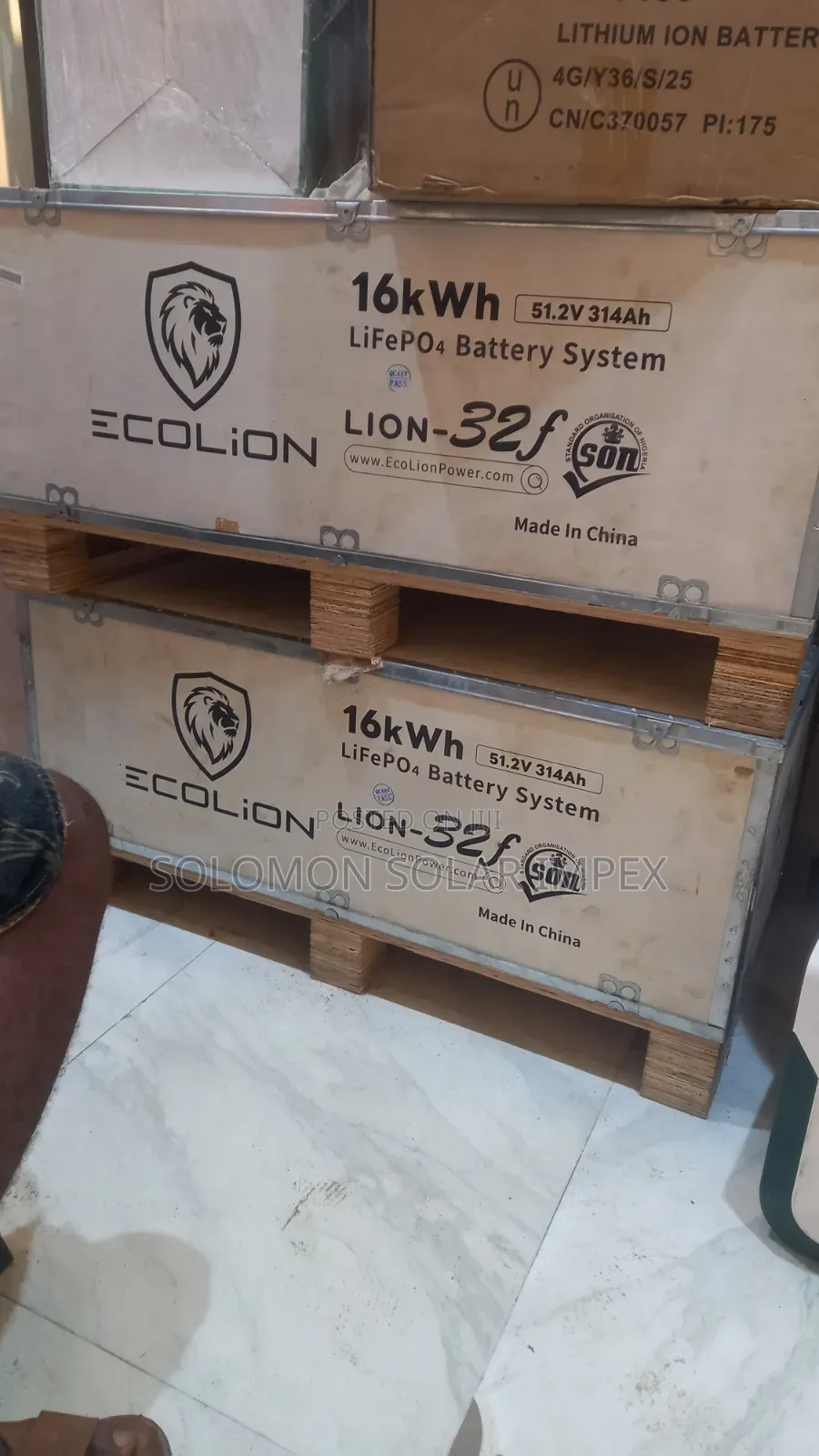 ECOLION 16kWh 51.2V Lithium Battery – Premium Solar Energy Storage